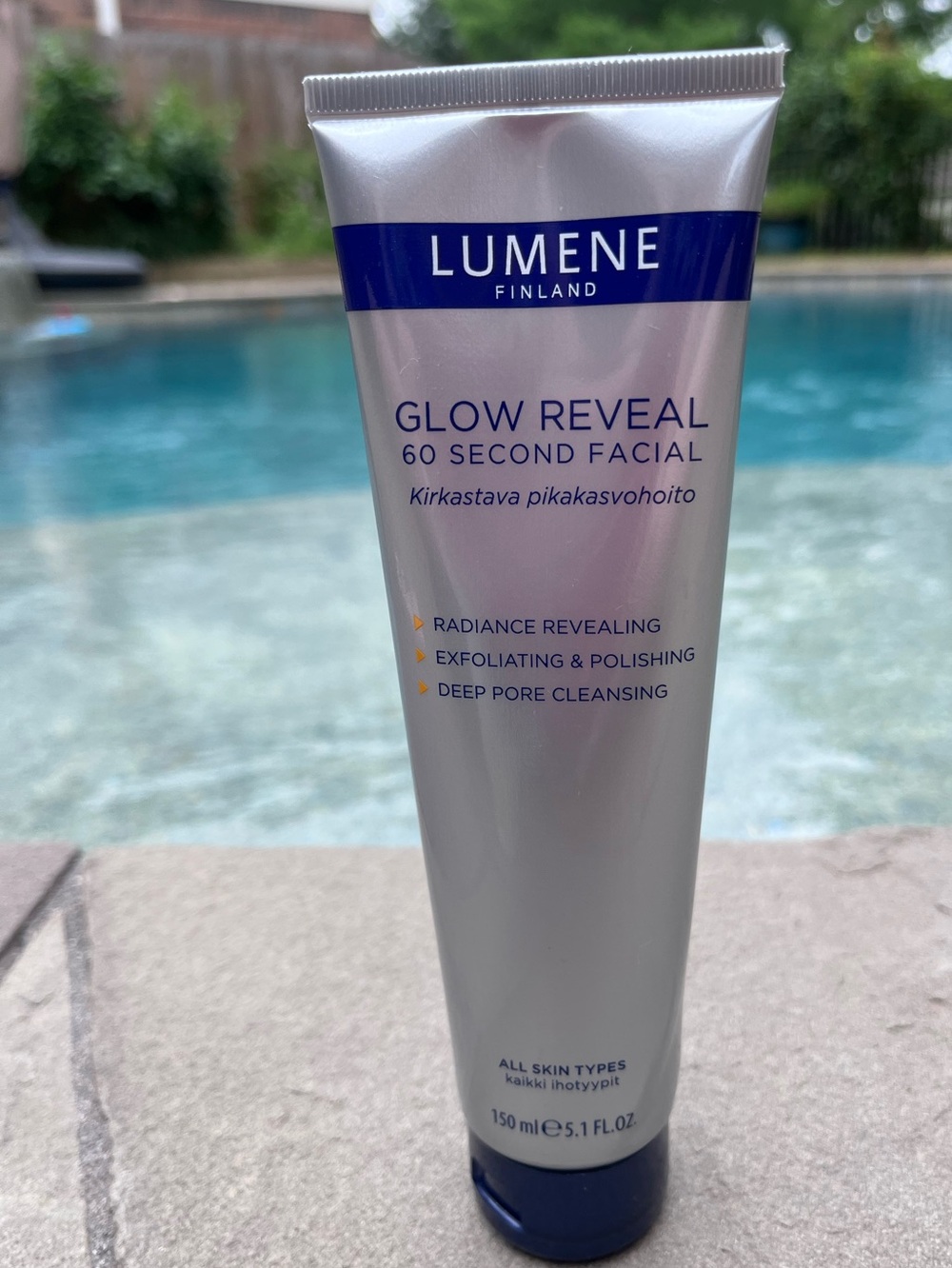 Lumene Finland Glow Reveal 60 Second Facial Discontinued New Exfoliating Polish